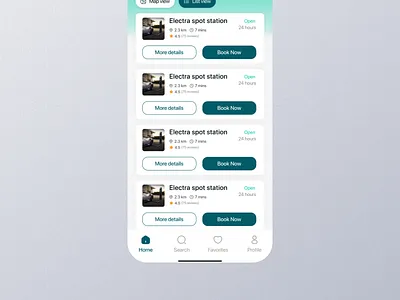 Station List View Mobile App Ui app design mobile screen station list app station list details station list option station list screen station list screen view station list view station list view dashboard station list view design station list view interface station list view mobile station list view page station list view widget ui