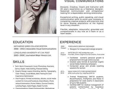 Kate Bailey Resume