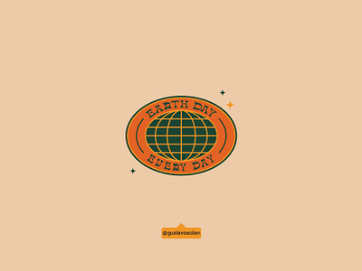 Earth Day 2.022 badge design earth day illustration sticker vector world