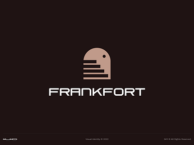 Frankfort | A dreamy destination adobe branding cool creative creative design design destination graphic design hotel idea identity illustration logo minimal picture simple stairs ui vector visual