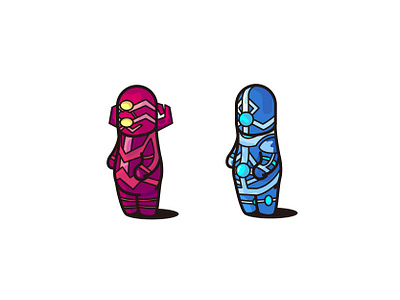 Celestrial.Gemiel and Devron illustration