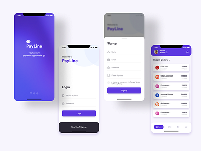 Glimpse of Payment app app design figma design. graphic design mobile app prototyping ui ui design