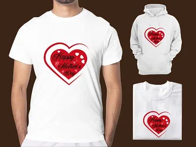 Happy Mother’s Day T-Shirt Design illustration mothers day