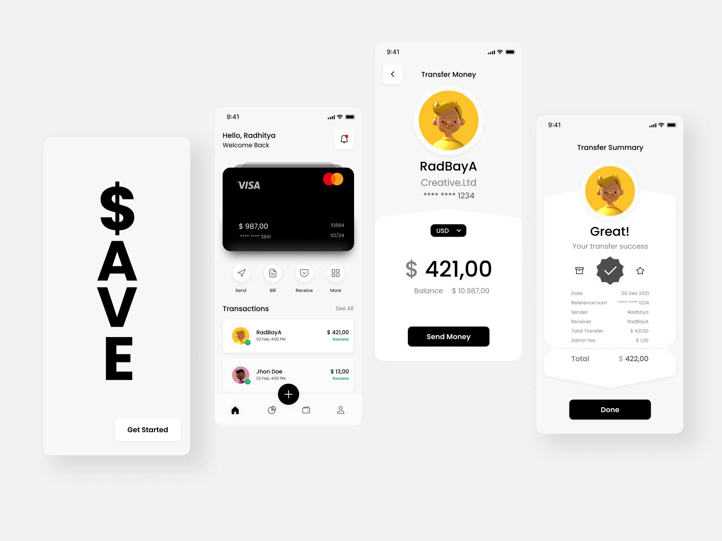 Example of Modern Mobile App Design