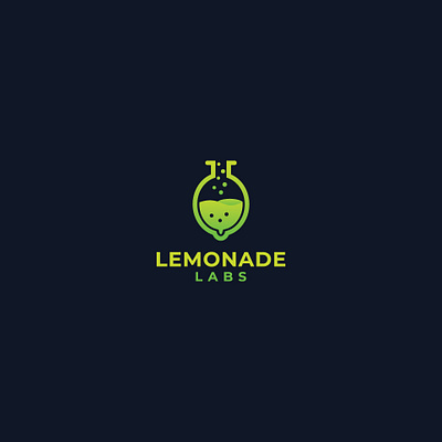 Lemonade Labs branding clean creative design graphic design illustration lab logo labs lemon logo lemonade logo logodesign minimalist vector