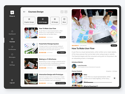 Pinter.in - Online Course Website App branding course design e learning elearning explore graphic design indonesia learn online online course study ui ui design user interface ux design web website