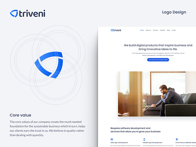 Triveni Branding - Logo Design and Style Guide brand guideline branding graphic design illustrator logo logo design rebranding typography vector