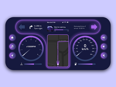 DailyUI 34 -Car Interface- app app design branding car car interface dailyui dailyui 34 design dribbble ui uidesign uiux ux ux design visual design web design