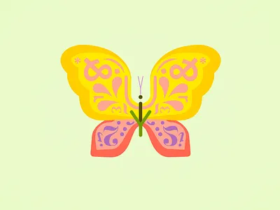 Butterfonts animals bugs butterfly critters fonts fontspring illustration spring typography