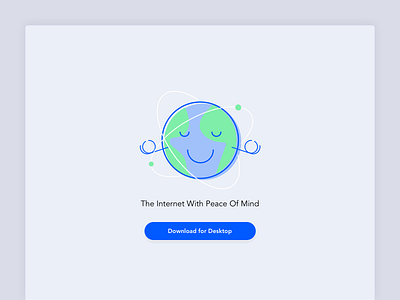 Betternet website header betternet branding calm design header illustration illustrator meditation ui vpn website
