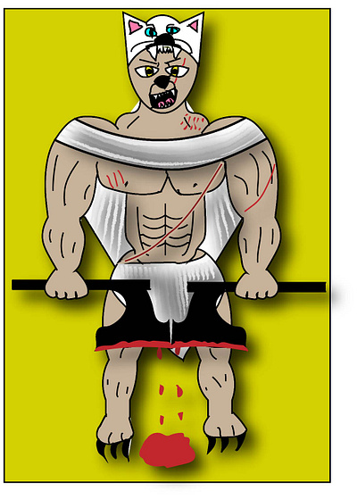 The Winter Wolf design graphic design illustration