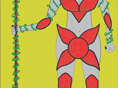 The Scarlet Rose Queen design graphic design illustration