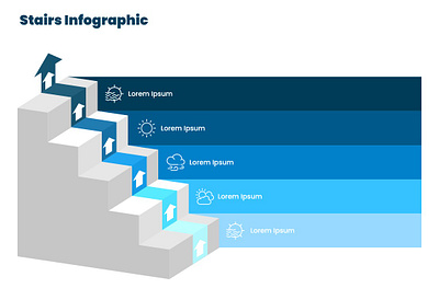 Stairs Infographic :) animation business infographic circle infographic design graphic design illustration infographic infographics logo powerpoint