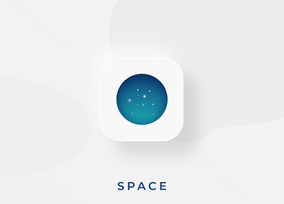 S P A C E - Icon android app branding design illustration ios logo ui ux