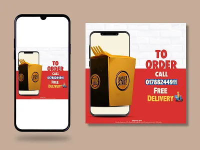 Social media post design for restaurant business branding graphic design social media post design