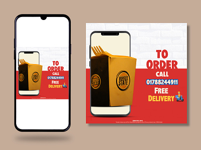 Social media post design for restaurant business branding graphic design social media post design