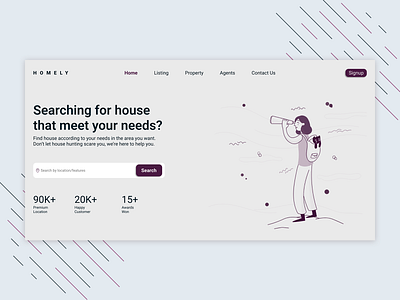 Day 3 - Landing page appdesign dailyui design illustration ui ux websitedesign webui