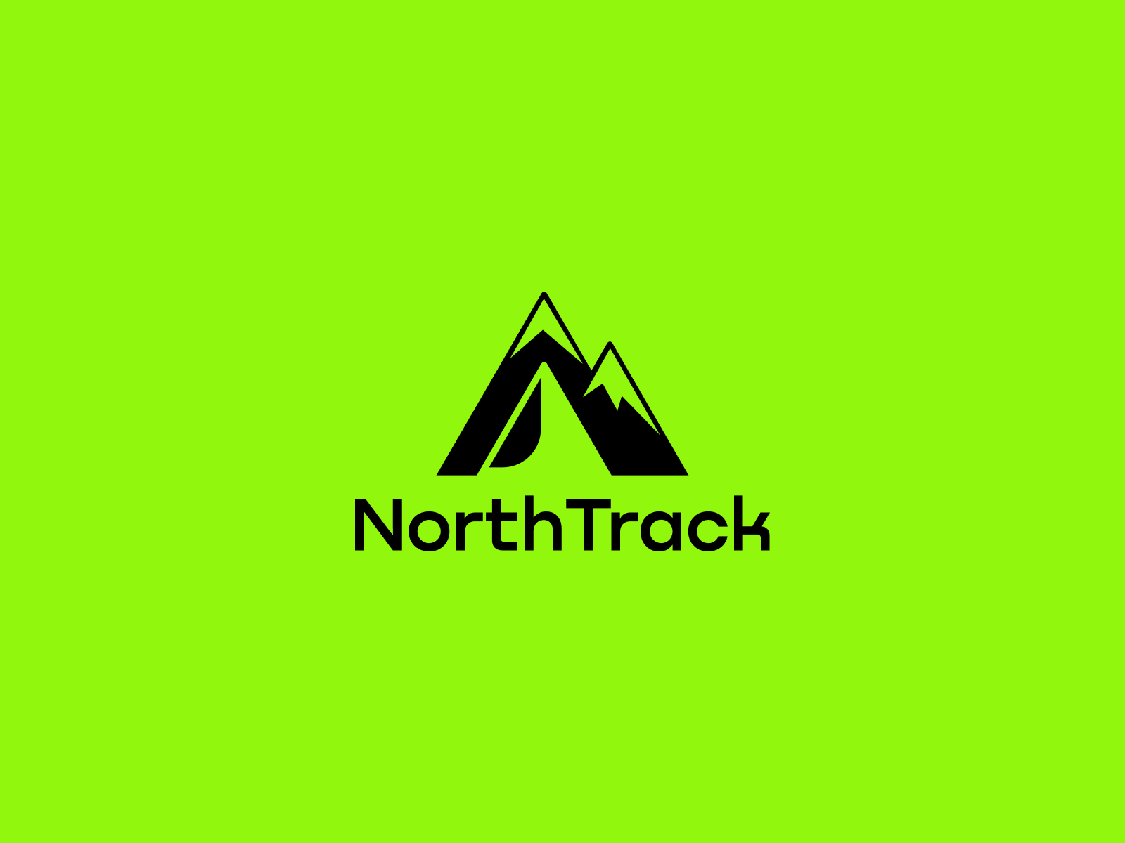 NorthTrack - Adventure & Outdoor Brand Logo adventurebranding branding businessidentity chase customlogo follow graphicdesign hunt logodesigner modernbrand mountainlogo north track outdoorlogo pursue shadow spoor stalk trace trail ui