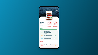 Nutrition App Design adobe xd app design figma mockup products project ui