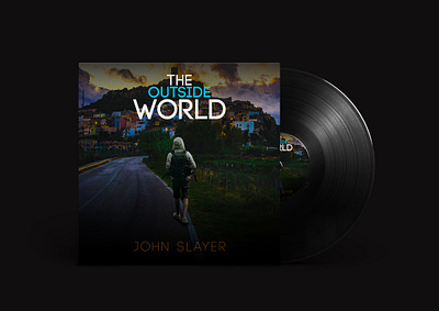 The OutSide World Album Cover Design design graphic design