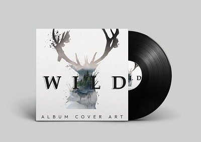 Wild Professional Album Cover Design design graphic design