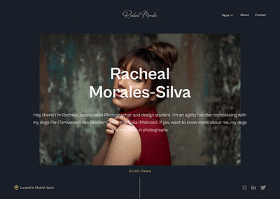 Portfolio Design Exploration exploration figma photographer portfolio ui