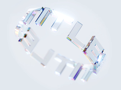 Titles.xyz Light Mode 3d 3dart 3dillustration 3drender branding c4d cinema4d crypto glass illustration metaverse minimal motion graphics nft redshift uidesign uiux web3
