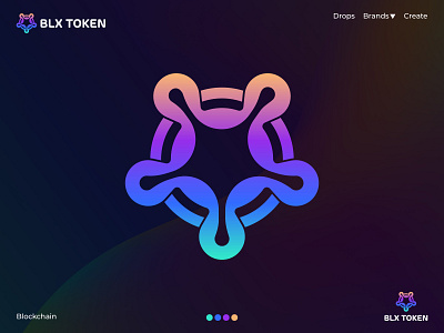 blx token logo concept abstract bitcoin blockchain brand identity coin connect crypto logo cryptocurrency ecommerce ethereum logo finance logo logo metaverse money nft logo nfts technology token virtual reality wallet
