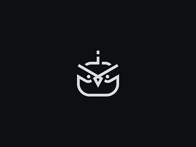 Logo Mark 04 - Q1 2022 animal clean logo mark minimal owl robot simple software symbol team technology