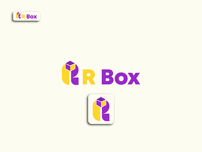 R Box Logo 2d logo 3d logo box logo branding logo flat logo graphic design icon logo illustration logo logo design logos minimalist logo r box logo r iconic logo vector