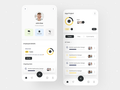 Task management app app clean daily task design devsnet kanban management minimal mobile mobile app product project routine schedule task to do ui ux