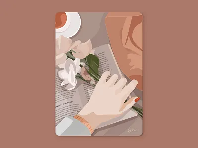 afternoon afternoon afternoon tea girl illustration ui woman