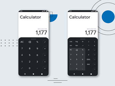Day 4 - Calculator app design appdesign dailyui design designer illustration photoshop ui ux websitedesign