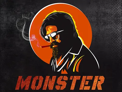 Monster character character design illustration illustration character kgf kgfchapter2 kgffandom monster vector vector art yash
