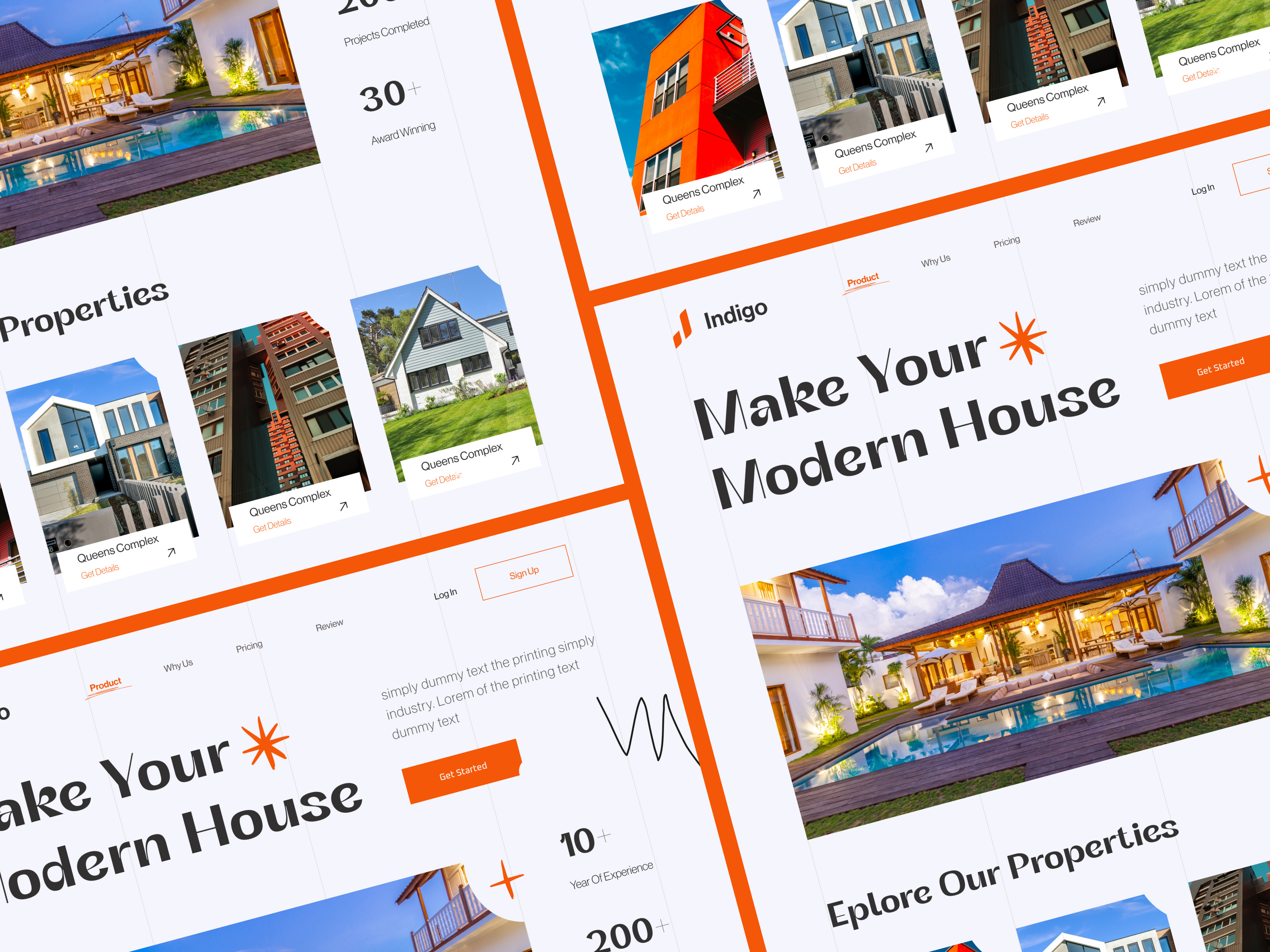 Example of Website Redesign – 5 Page