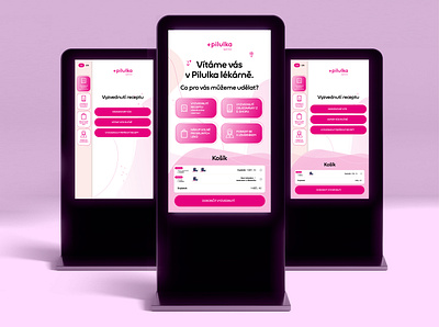 Pharmacy in-store kiosk graphic design kiosk pharmacy ui ux