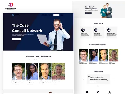 Consulting Agency Landing Page consultation consultation landing page consulting consulting landing page design design landing page mobile app mockup ui ui design uidesign uiux web design web ui ux