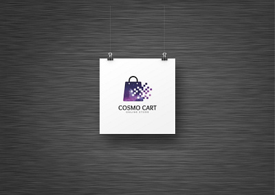 Online Shop logo Design abstract art branding design illustration logo