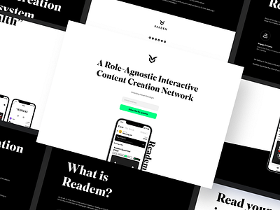 READEM - Read 2 Earn App | Web3 / NFT Landing Page V1.0 bitcoin blockchain btc crypto design download index landingpage minimal minimalist nft platform read reading social ui web web3 website