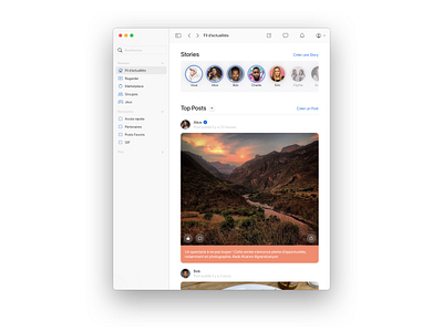 Interface | Feed 3d animation app branding design feed flat graphic design illustration interface logo minimal network product social ui ux vector
