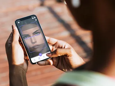 Skin care mobile application scanner feature mobileui mobileux scanfeature skin skincare ui uiux ux