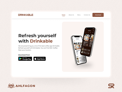 Drinkable Coffee Website App Design Concept app app design apps branding coffee coffee app coffee menu coffee web coffee website design figma menu product design ui ui ux ui design ui inspiration ux ux design ux inspiration