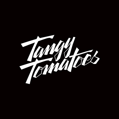 Tangy Tomatoes / Lettering Experiments graphic design lettering typography visual design