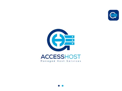 Logo Name: Access Host branding business logo company logo corporate custom logo design flat logo graphic design illustration logo logo design logo maker luxury logo minimalist motion graphics