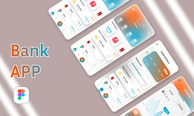 FUI bank App 3d animation branding graphic design logo motion graphics ui