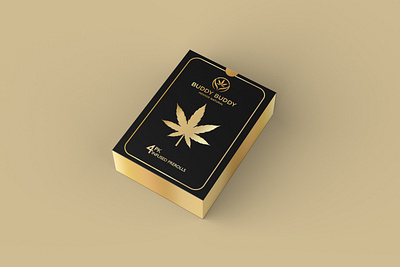 Luxury Marijuana Packaging ☘️ design golden packaging graphic design label luxurious luxury design luxury label luxury pack luxury packaging luxury weed design minimal modern design modern packaging packaging design preroll marijuana smoke weed weed design weed packaging weed packaging design