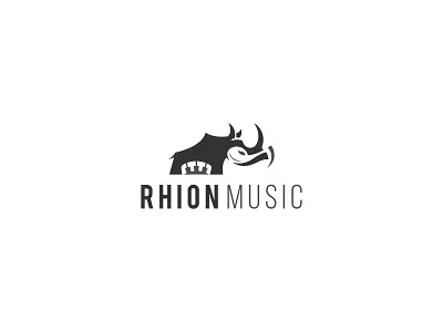 Rhion music brand identity brand identity design design illustration logo logodesign minimalism music logo pet music rhion rhion music