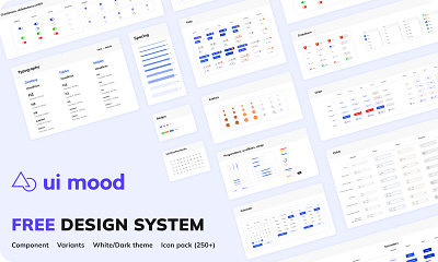 Ui Design System - Free Download app design design system figma kit material ui react ui ui design ui kit ui library ux ux design web wireframe
