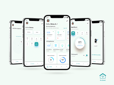 Smart Home Control App smart app smart home control ui ui ux ui design