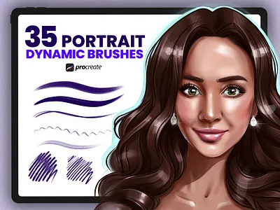 Procreate portrait brushes art copic darsi art design digital art graphic design illustration logo png procreate procreate art procreate brush set procreate brushes procreate face stamp procreate market procreate stamp brushes procreate stamps stamps brushes template